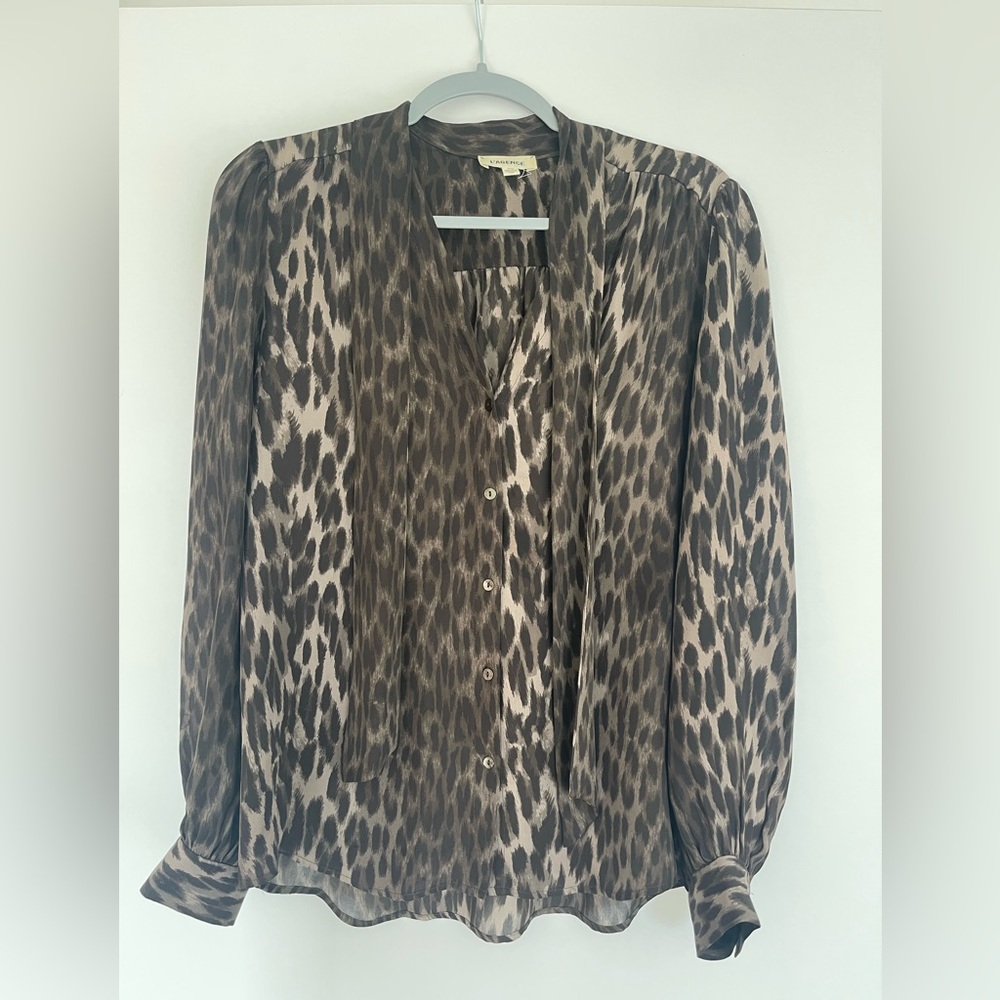 L’AGENCE Cheetah Blouse